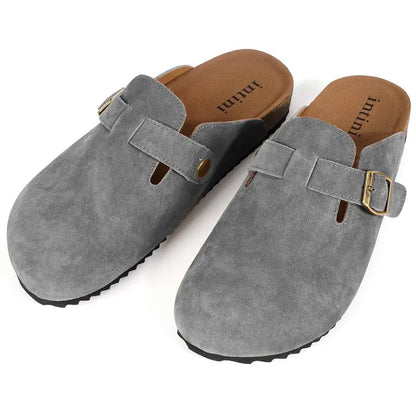 Ultimate Arch Support Suede Clogs for All-Day Comfort