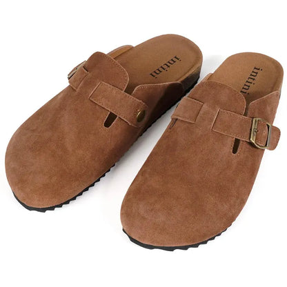 Ultimate Arch Support Suede Clogs for All-Day Comfort