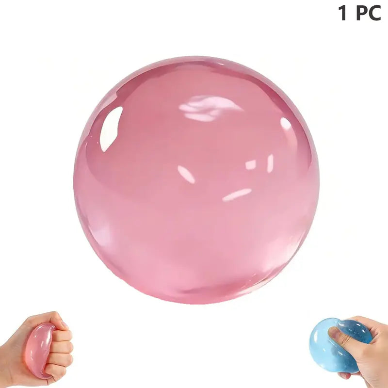 Ultra-Clear Crystal Squishy Ball – Instant Stress Relief & Endless Squeeze Fun | 3 Pack per Set