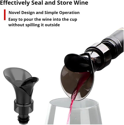 2-in-1 Twist-Lock Wine Aerator & Leak-Proof Stopper Spout | Buy 1 Get 1 Free