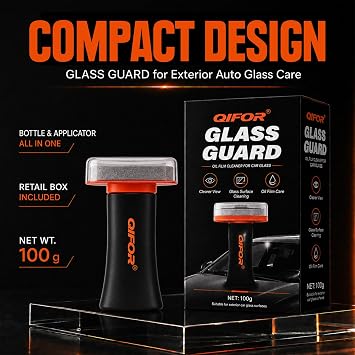 Crystal Clear Driving: Premium Car Glass Oil Film Remover Brush