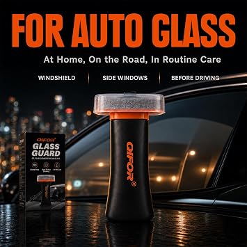Crystal Clear Driving: Premium Car Glass Oil Film Remover Brush