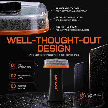 Crystal Clear Driving: Premium Car Glass Oil Film Remover Brush