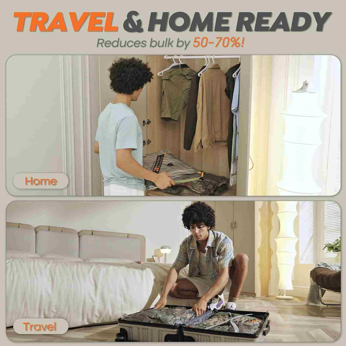 Triple Your Luggage Space Instantly with Electric Wireless Vacuum Compression