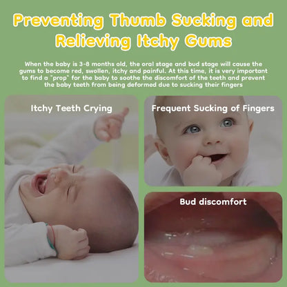 Dr.Isla Bunny Silicone Teether Mitten – Matching Duo – product view