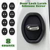 Self-Adhesive Silicone Car Door Latch Covers — 16 Pieces