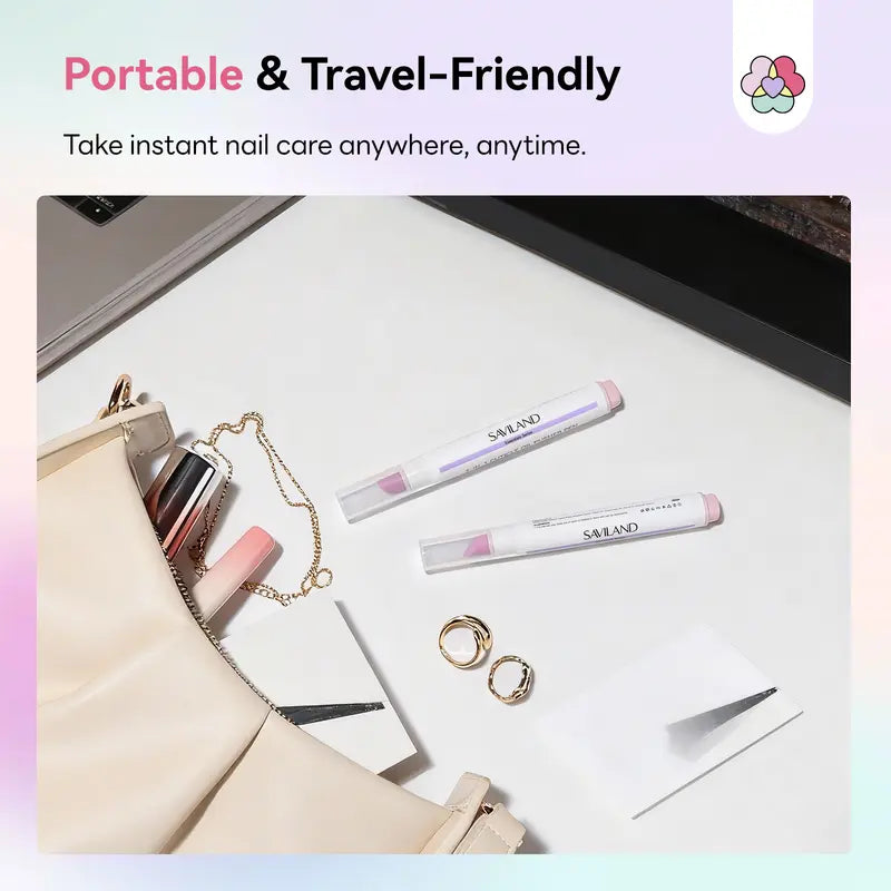 SAVILAND Ceramic Cuticle Oil Pusher Pens – Four-Pack – product view