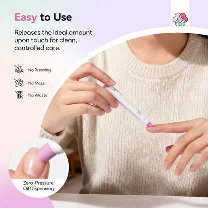 SAVILAND Ceramic Cuticle Oil Pusher Pens – Four-Pack – 2-Pack Cuticle Oil Pusher Pen – Lavender Flavor