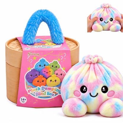 Dumpling Plush with Steamer Basket – 3.9-Inch Duo – product view