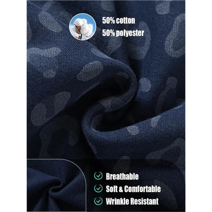 ZUY Leopard Hoodie & Wide-Leg Pants Set – product view