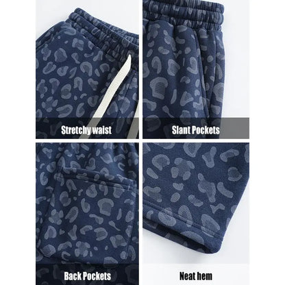 ZUY Leopard Hoodie & Wide-Leg Pants Set – product view