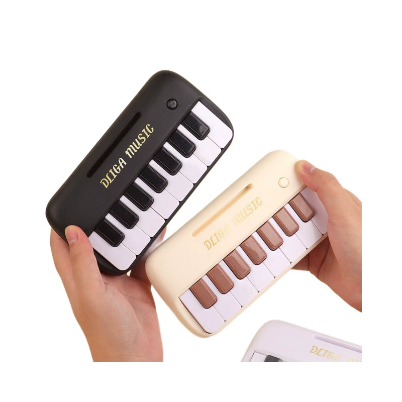 Pocket piano source illustration, other colors and accessories shown for reference electronic piano; batteries not included