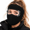 Fleece Winter Face Cover — Short or Long, Two Pieces