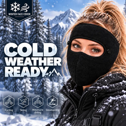 Winter Face Mask with Detachable Goggles, Windproof Thermal Fleece Lined Full Face Cover for Men and Women, Breathable Cold Weather Protection for Outdoor Cycling Motorcycle Riding Skiing Snowboard rider Windproof face covers & mask headwear sport original gallery 2