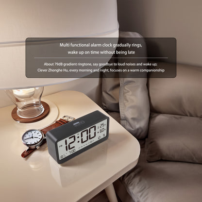 Digital alarm clock — product illustration