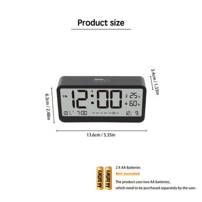 Digital alarm clock — product illustration