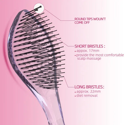 2026 Must-Have HighQuality VMAGICCARE Hairbrush - Hair Tool, Dual-Level Teeth for Effortless Detangling, Long-Lasting Scalp Comb for Wet & Dry Textured/Curly Hair original gallery 4
