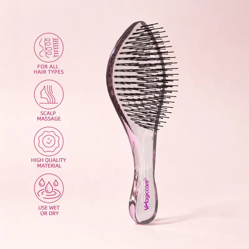 2026 Must-Have HighQuality VMAGICCARE Hairbrush - Hair Tool, Dual-Level Teeth for Effortless Detangling, Long-Lasting Scalp Comb for Wet & Dry Textured/Curly Hair original gallery 1