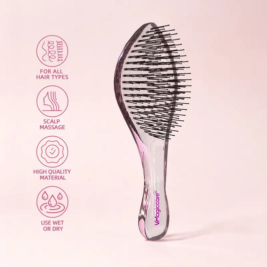 2026 Must-Have HighQuality VMAGICCARE Hairbrush - Hair Tool, Dual-Level Teeth for Effortless Detangling, Long-Lasting Scalp Comb for Wet & Dry Textured/Curly Hair original gallery 1