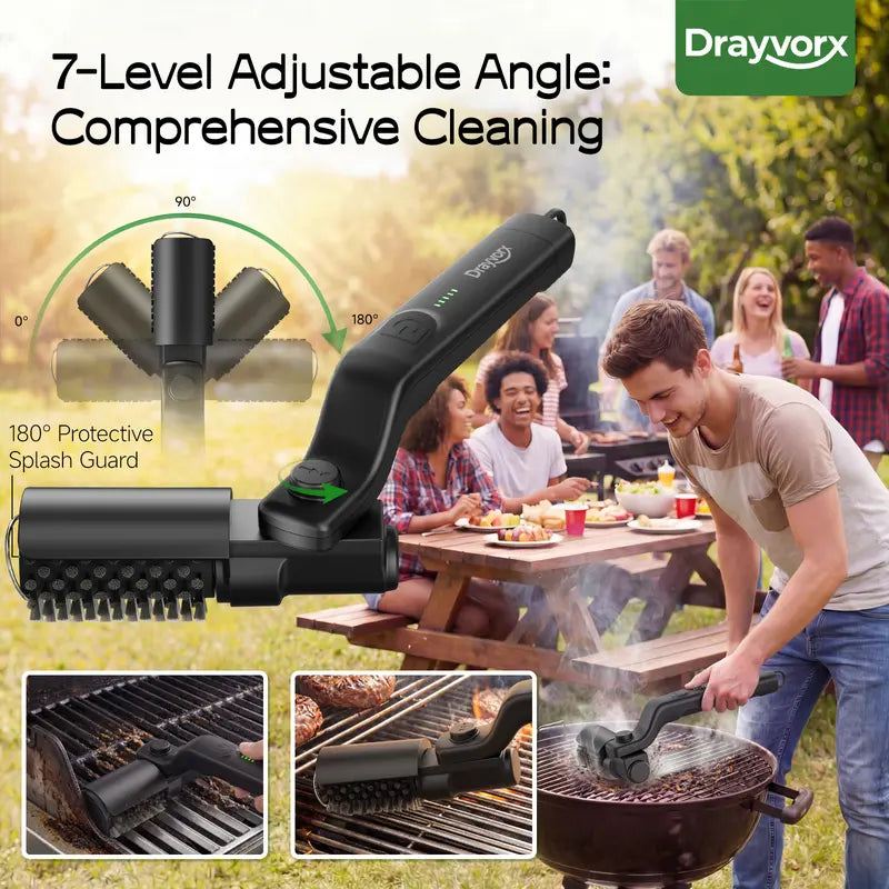 Cordless electric grill cleaning brush original photo 6