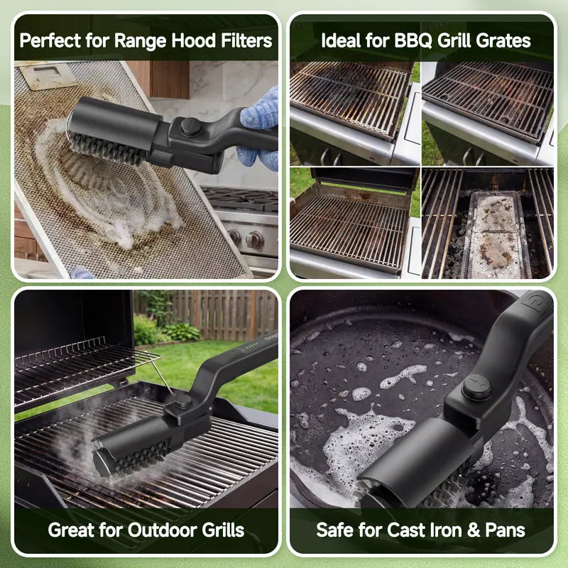 Cordless electric grill cleaning brush original photo 8