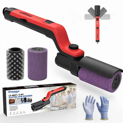 Cordless electric grill cleaning brush original photo 2