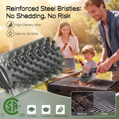 Cordless electric grill cleaning brush original photo 7