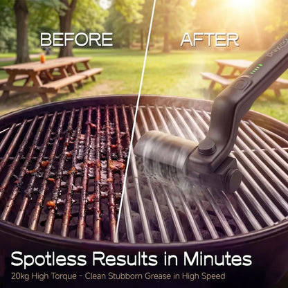 Cordless electric grill cleaning brush original photo 5