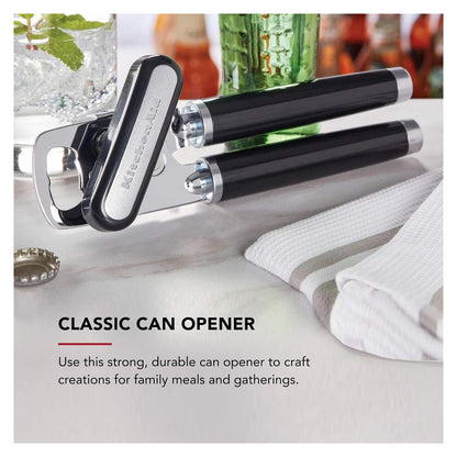 KitchenAid Classic Multifunction Can Opener and Bottle Opener Easy to Use, Razor Sharp Stainless Steel Cutting Wheel, So original product photo