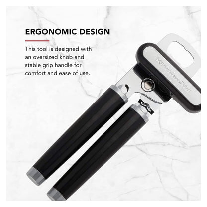 KitchenAid Classic Multifunction Can Opener and Bottle Opener Easy to Use, Razor Sharp Stainless Steel Cutting Wheel, So original product photo