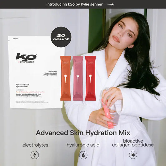 k2o by Kylie Jenner Advanced Skin Hydration Mix with Electrolytes, Hyaluronic Acid & Verisol Collagen Peptides - original image 1