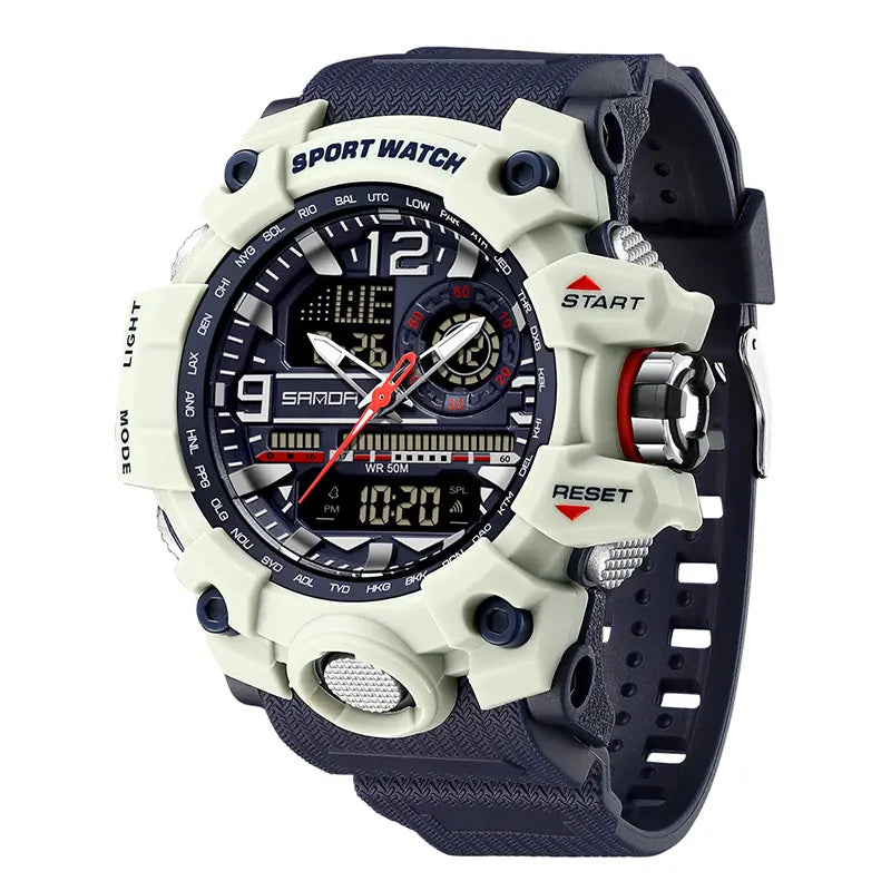 SANDA SD3133 Dual-Display Sports Watch original product photo