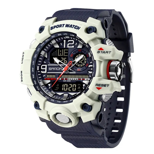 SANDA SD3133 Dual-Display Sports Watch original product photo