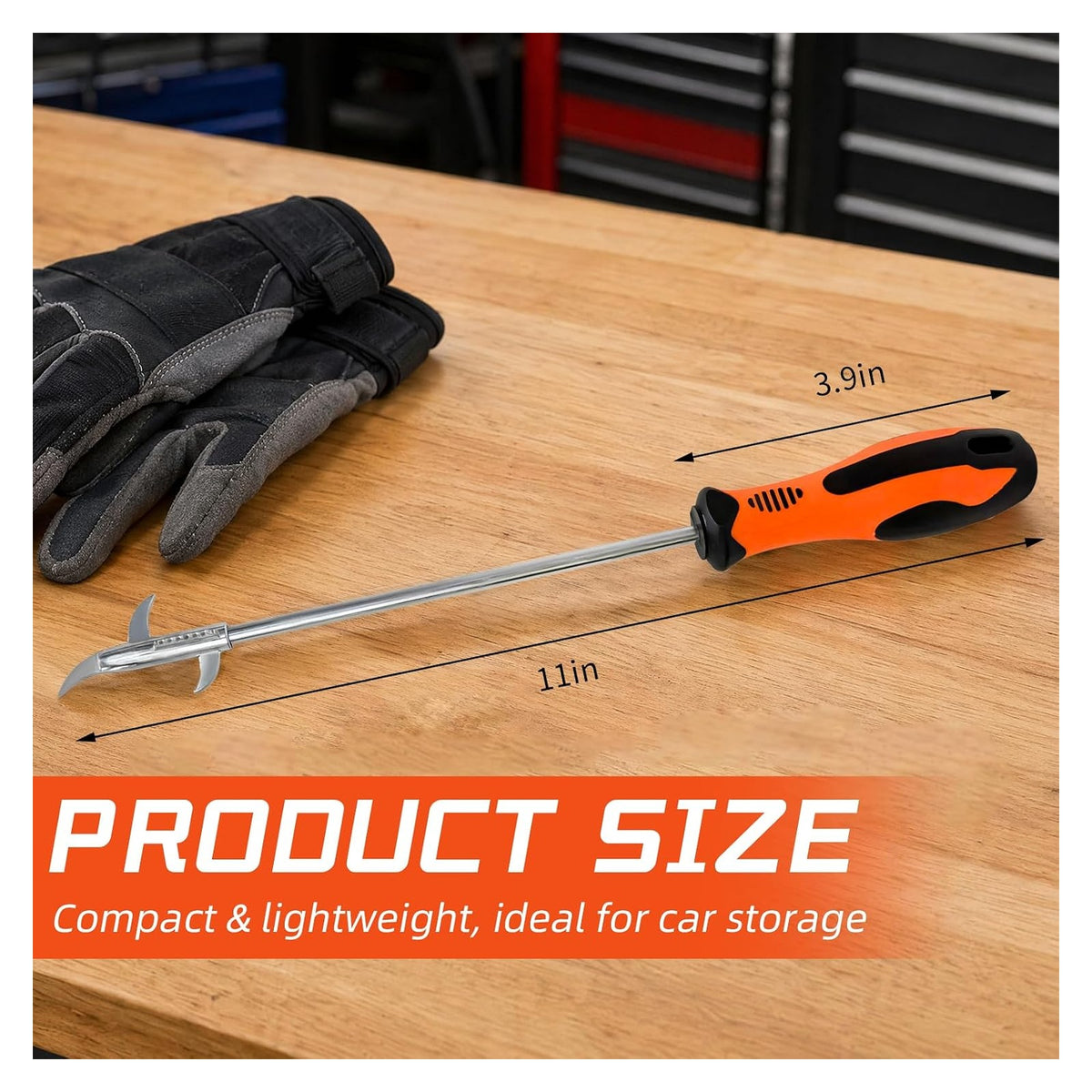 Automotive Tire Stone Cleaning Hook, Multifunctional Car Tyre Stone Remover Wheel Repair Tool, Portable Tire Tread Clean original product photo