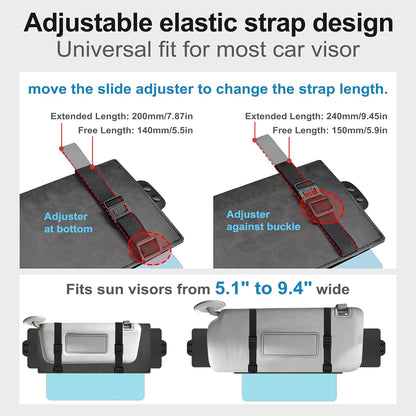 Veharvim Polarized Car Sun Visor Extender — original product view 5