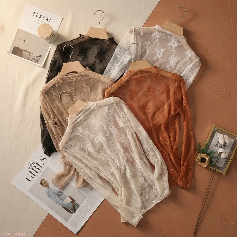 Floral lace mesh tops source gallery; other colors and packs shown for reference