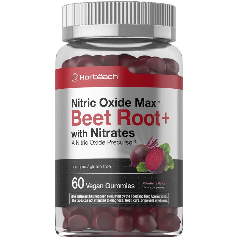 Horbäach Beet Root Gummies – Two 60-Count Bottles – product view