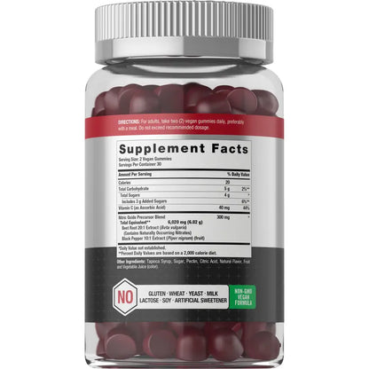 Horbäach Beet Root Gummies – Two 60-Count Bottles – product view