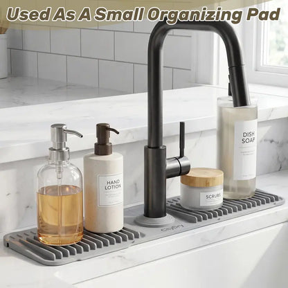 Silicone Faucet Splash Guard Mat - Two-Piece Set — product image 9