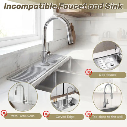 Silicone Faucet Splash Guard Mat - Two-Piece Set — product image 4