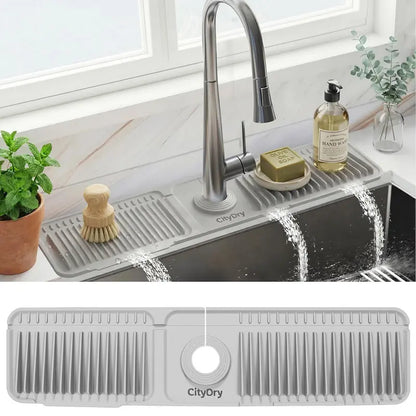Silicone Faucet Splash Guard Mat - Two-Piece Set — product image 2