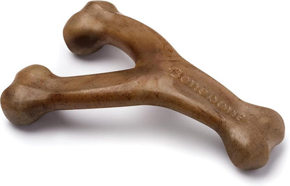 Original Bacon wishbone chew toy illustration — product view