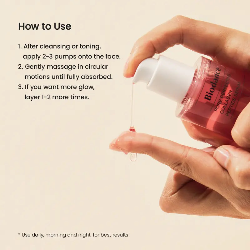[Biodance Official] Hydrating & Radiant SerumㅣEven Skin Tone & Pore perfecting | Korean Collagen Serum, Pore Minimizing & Anti Aging Face Serum for Women Niacinamide , Panthenol, Sea Kelp, Collagen | 1.69 fl. oz x 1 ea original gallery 7