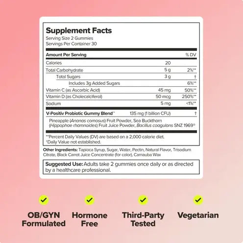 O Positiv URO probiotic gummies product image 7