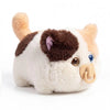 Interactive Fluffy Cat Plush with Magnetic Pacifier