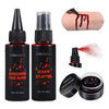 BOBISUKA Halloween Fake Blood Makeup Kit - 3pcs