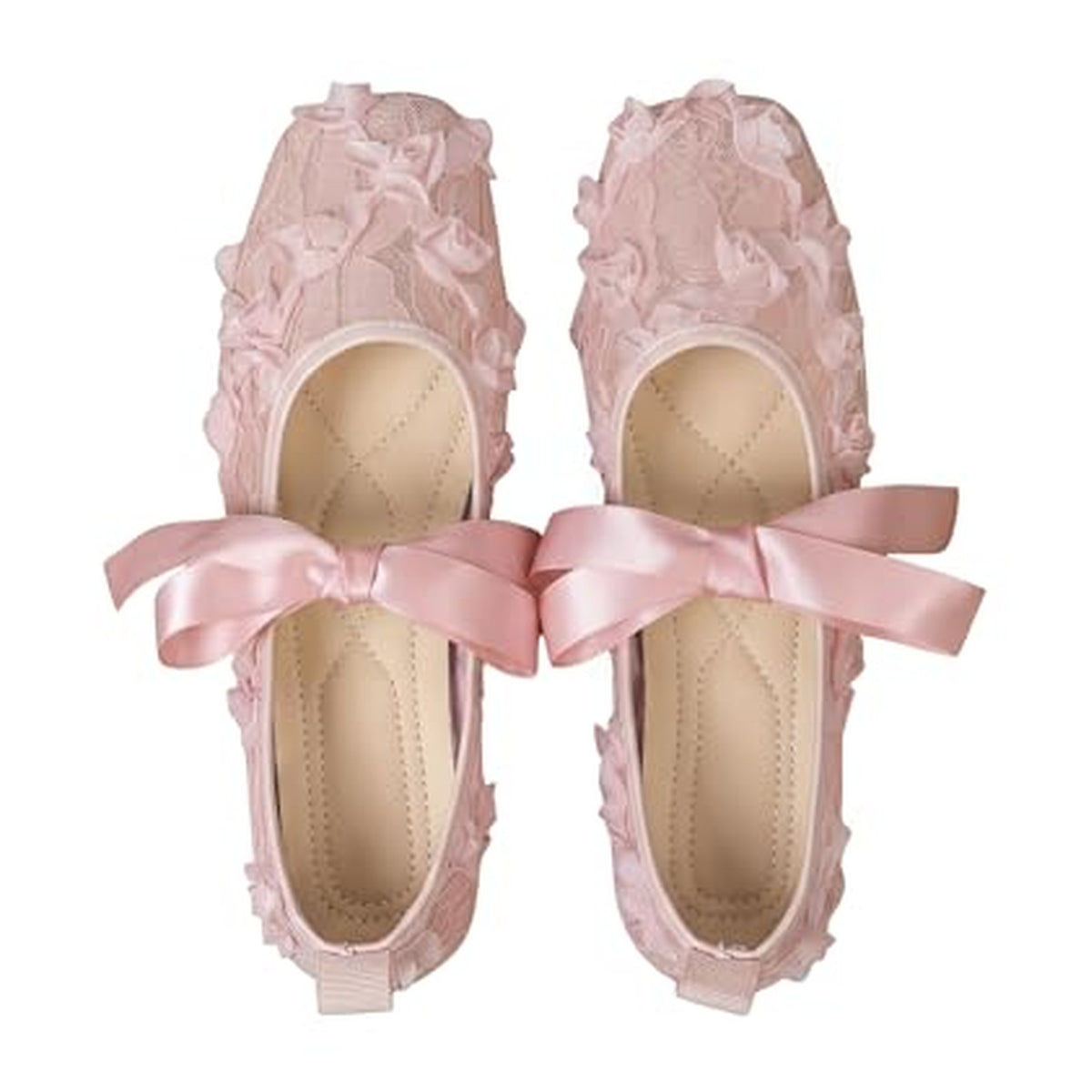 BEAUDRM Women's Ballet Flats - Pink