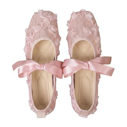 BEAUDRM Women's Ballet Flats - Pink