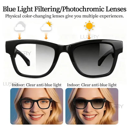 LUSBY Bluetooth Audio Glasses – Without AI – original source product image 4