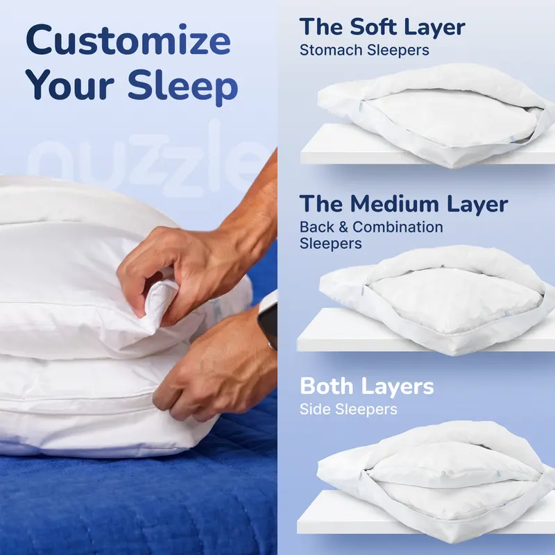 Nuzzle Cooling Adjustable Pillow – Standard source product image